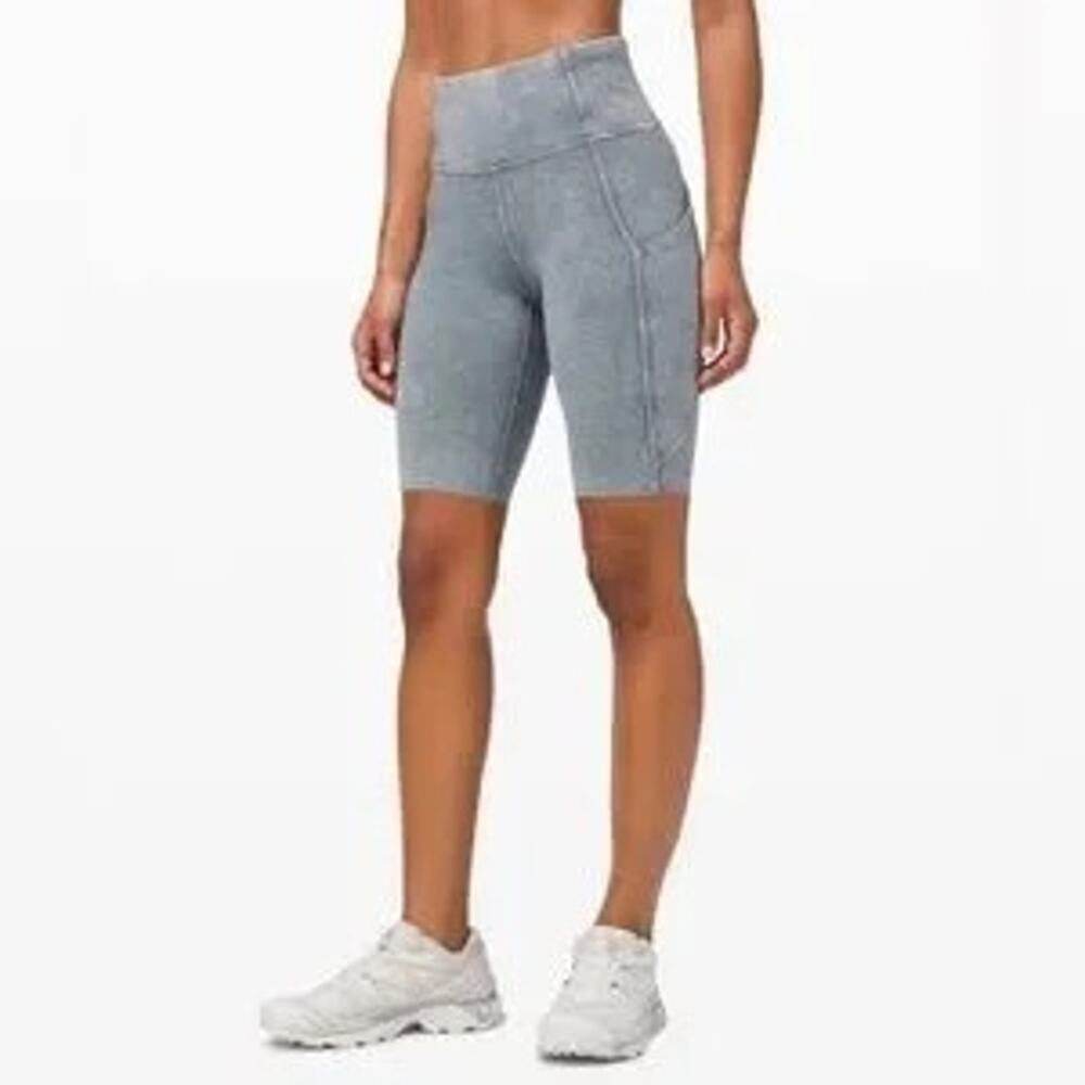 Lululemon Fast and Free biker Shorts *Ice Dye size 6 - Picture 7 of 7